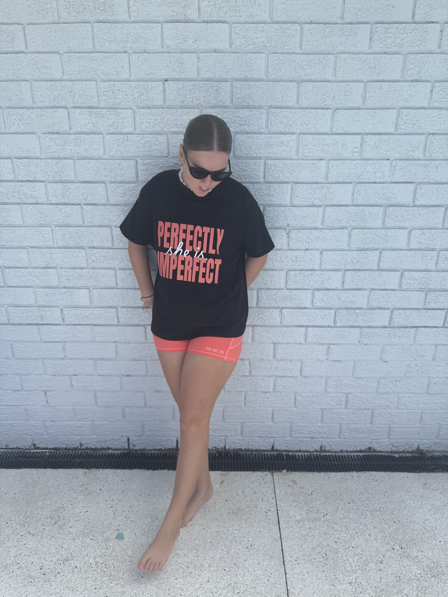 SHE IS. PERFECTLY IMPERFECT TEE