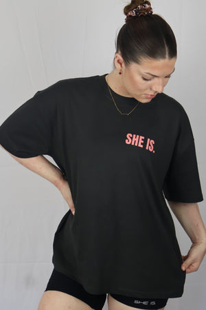 "Strong Definition" Oversized Tee