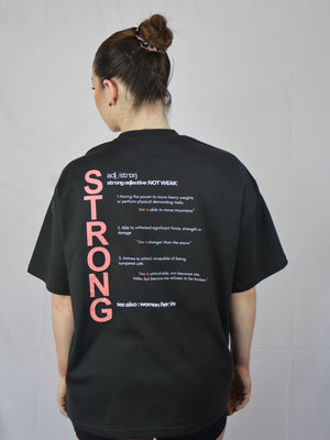 "Strong Definition" Oversized Tee