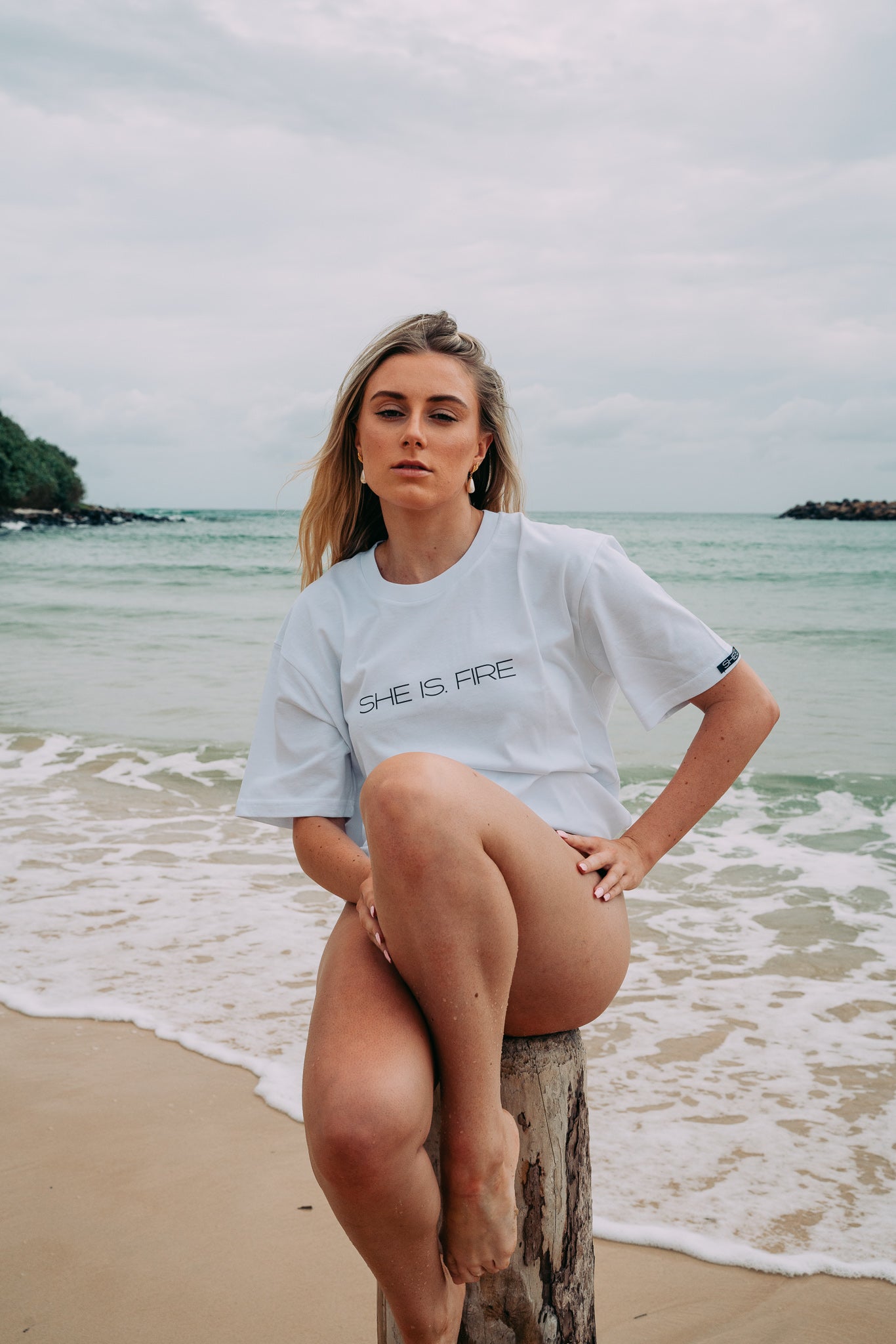 SHE IS. FIRE Tee